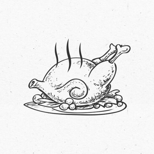 whole cooked chicken